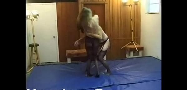  Stocking Catfight Randi vs Sarah 1